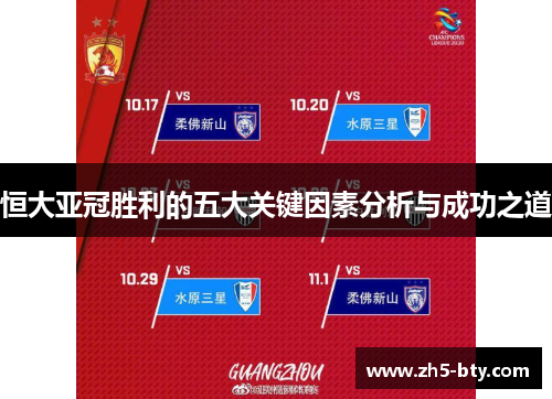 恒大亚冠胜利的五大关键因素分析与成功之道 恒大亚冠胜利的五大关键因素分析与成功之道